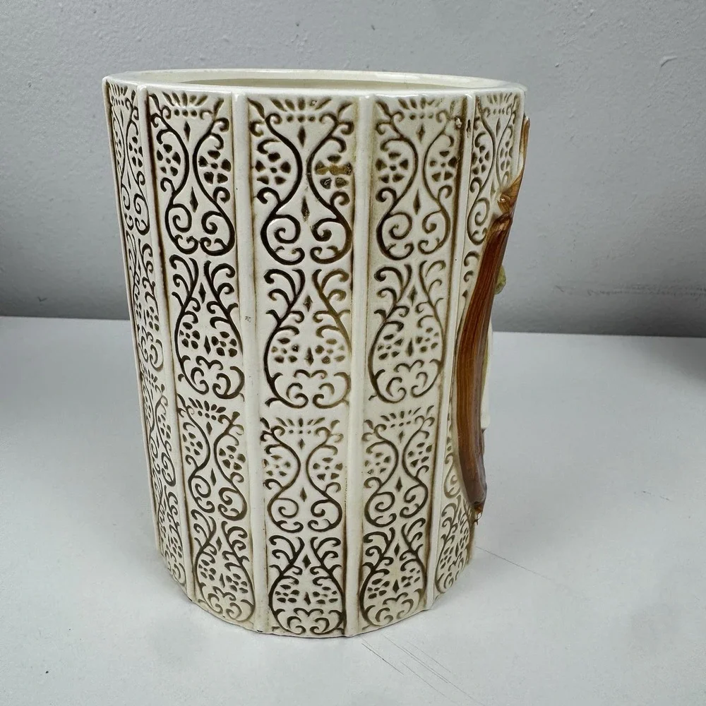 Vtg 1978‎ Sears Pioneer Woman Ceramic Jar Japan Country Decor
